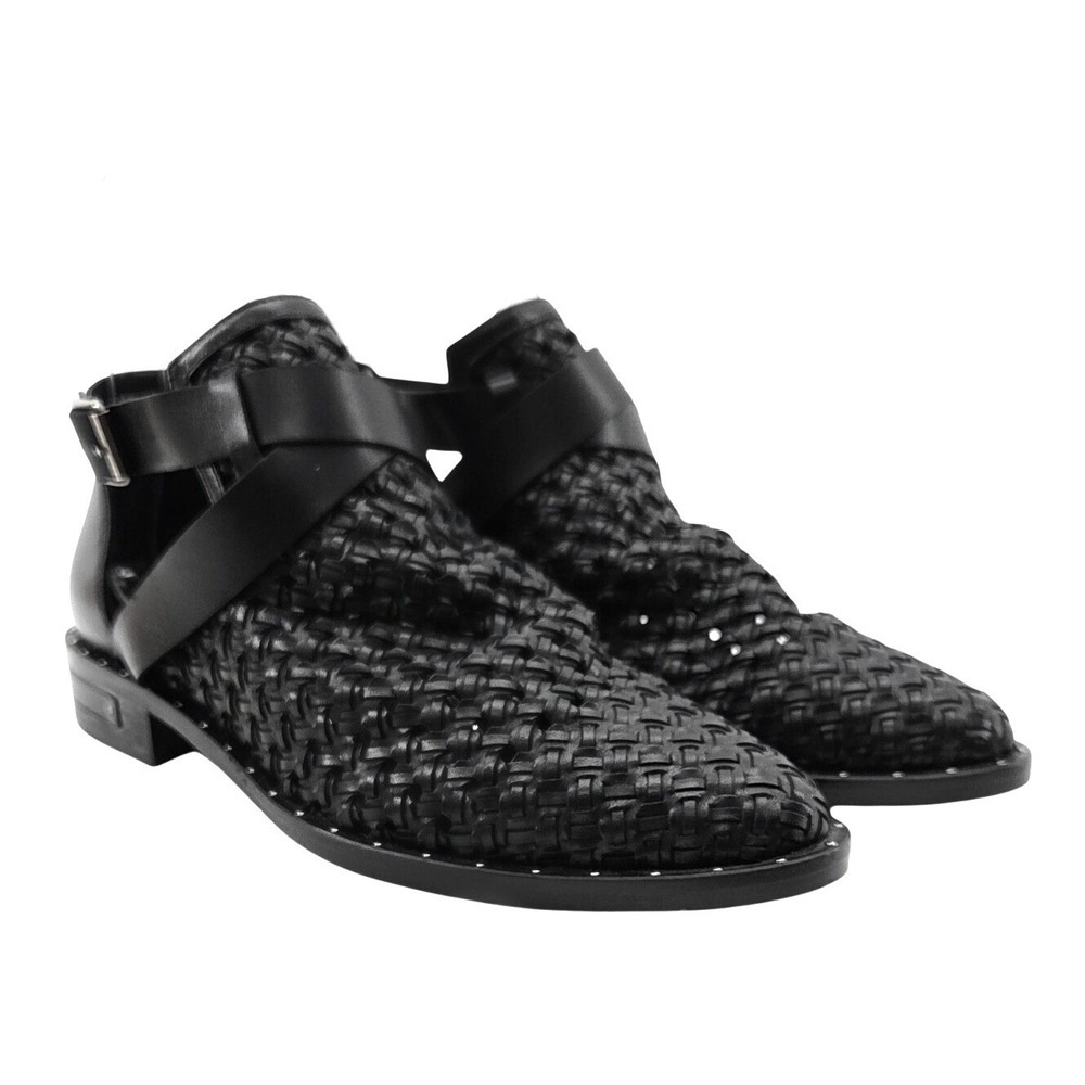 Freda Salvador‎ Spark Woven Ankle Strap Bootie - Size 5.5